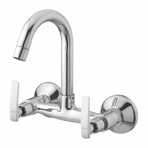 Sink Mixer Wall Mounted with Swinging Spout